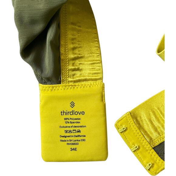 EUC ThirdLove Kinetic Adjustable Sports Bra in Lilac Blush $78 Size 34DDD / 34E - Picture 7 of 11